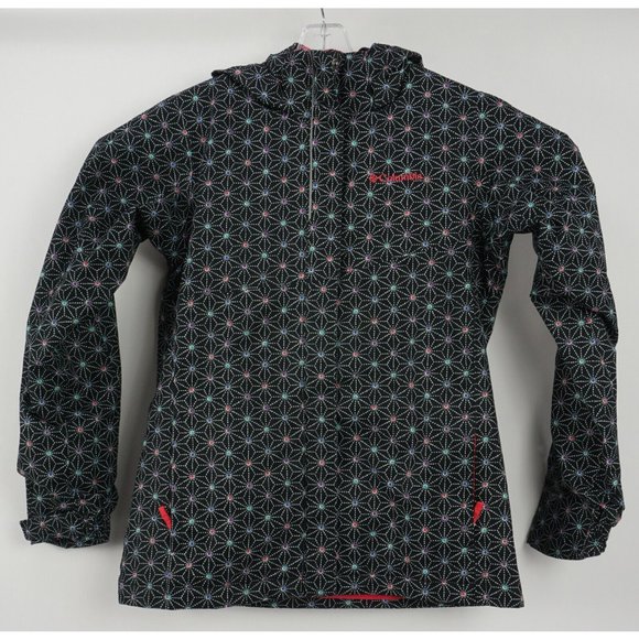 Columbia Other - Columbia Interchange Outgrown Kids Large Black Snowflake Lined Waterproof Jacket